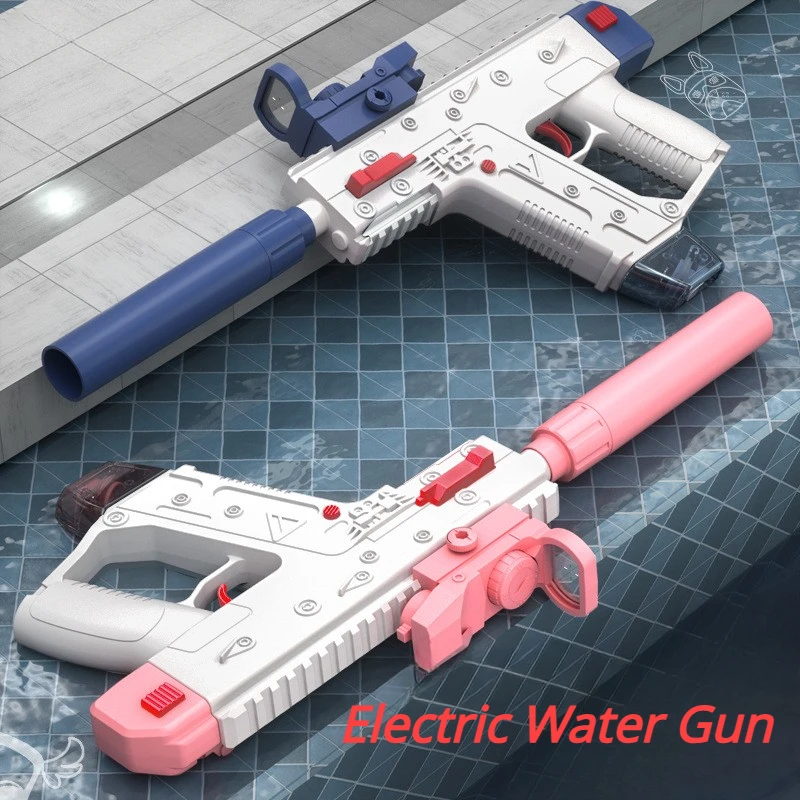 Elektrische Waterpistool Vector Schieten, Grote Capaciteit Waterspray, Outdoor Kinderen Zomer Water Speelgoed, Verjaardag En Vakantie Geschenken