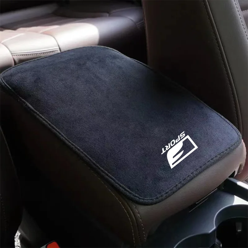 Suede Leather Armrest Mat Arm Rest Protection Cushion Auto Armrests Storage Box Cover Pad For Lexus SPORT F LFA ISF GSF RCF F ct