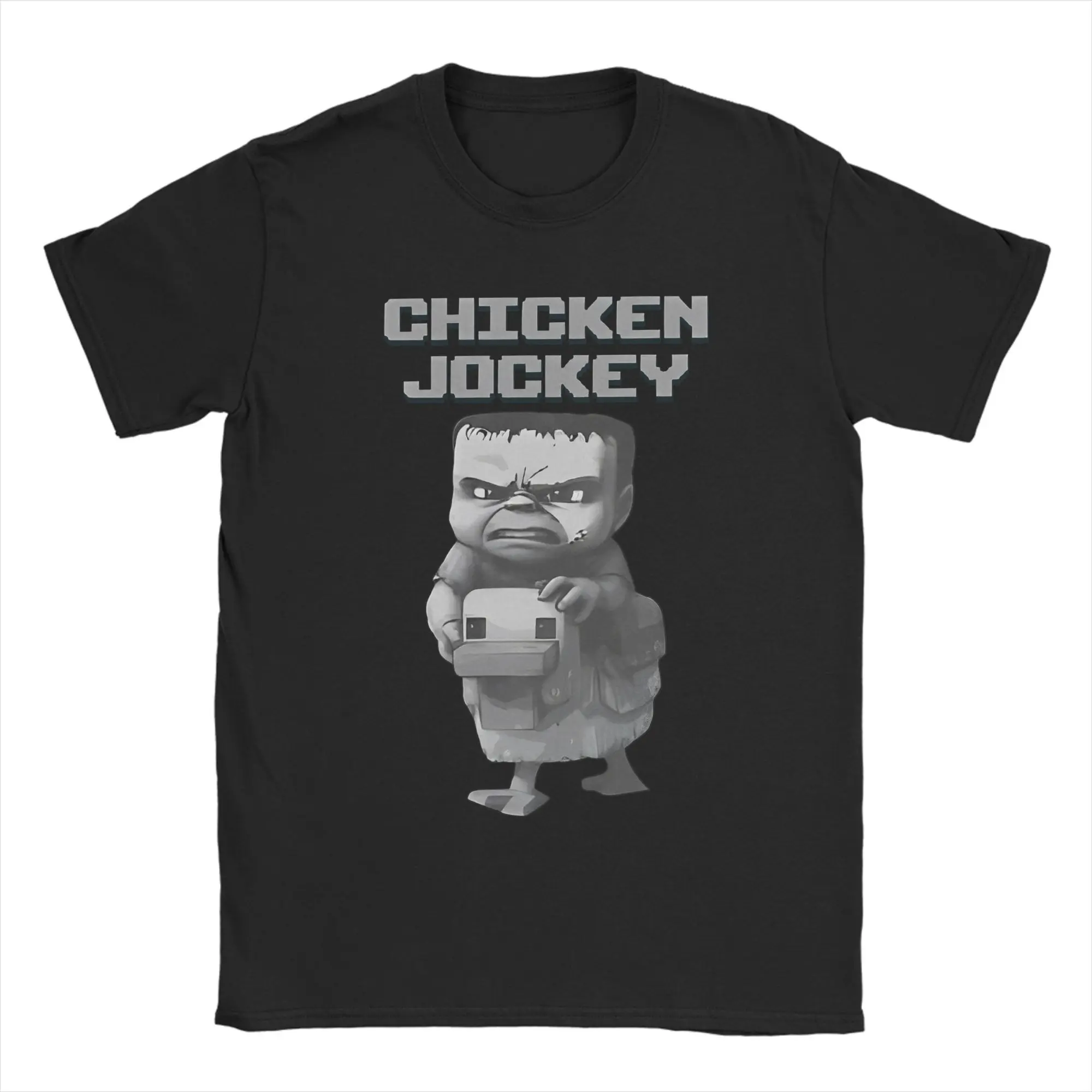 

Chicken Jockey T-Shirt Hip Hop T-Shirts Short Sleeves Y2K Fun Tshirt Beach 100% Cotton O Neck 4XL 5XL 6XL Clothes