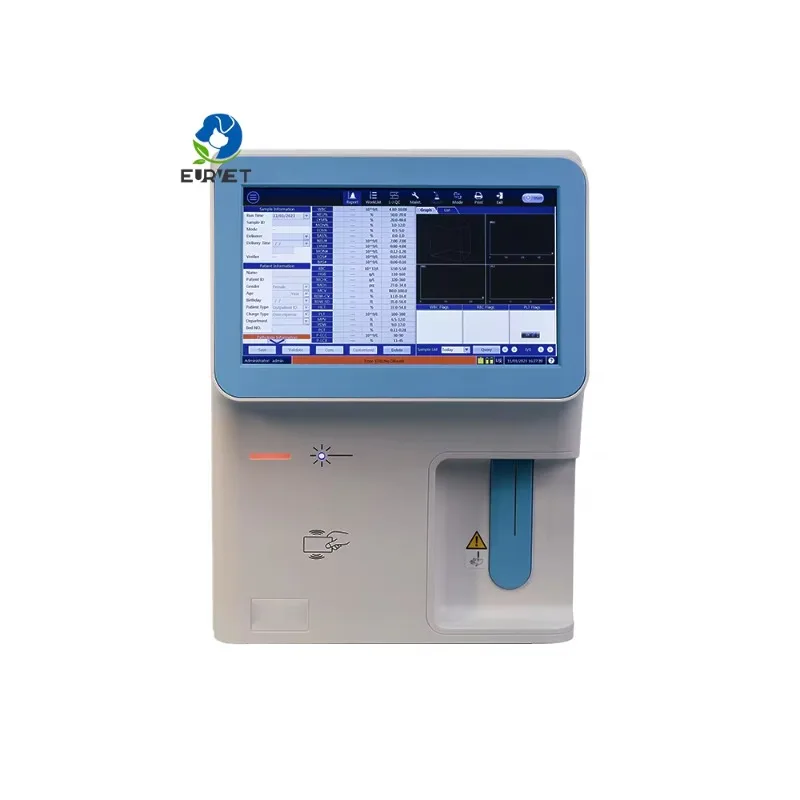 Medical Blood Test 5 Parts Fully Auto Hematology Analyze Veterinary Equipment Veterinary Hematology Analyzer for Animal Care