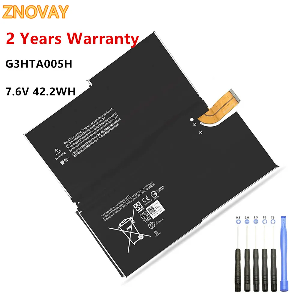 

ZNOVAY 7.6V 42.2WH/5547mAh Battery for Microsoft Surface Pro 3 1631 1577-9700 Tablet, G3HTA005H G3HTA009H MS011301-PLP22T02