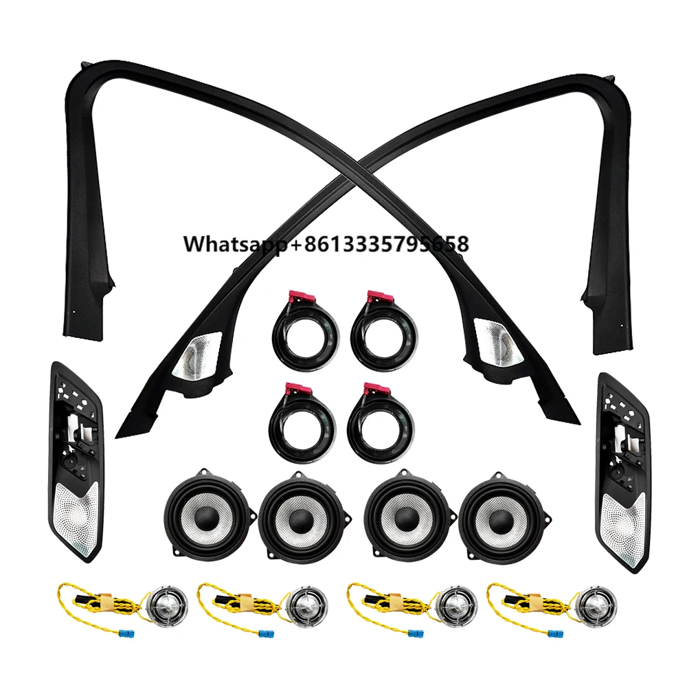 

Epoch MotorParts Aluminum Alloy Upgrade Kit Car Accessories Interior Atmosphere Light Speaker Glow Cover for 3 Series