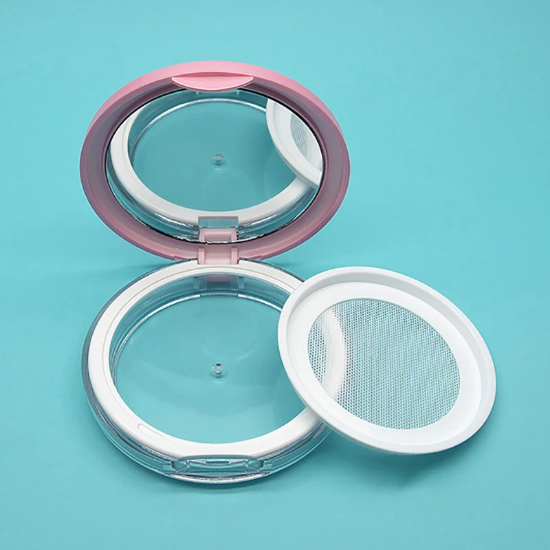 3g Mini Elastic Mesh Powder Box Reusable Empty Box Portable Setting Powder Box Makeup Powder Packaging Box Container