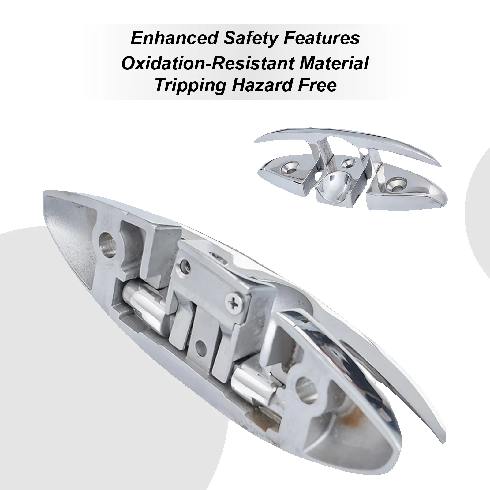 

Ship Accessories Pulling Cable Bolt 316 Stainless Steel Folding Plywood Lock Bolt 5/6 Inch Yacht Kayak Folding Cable Bolt