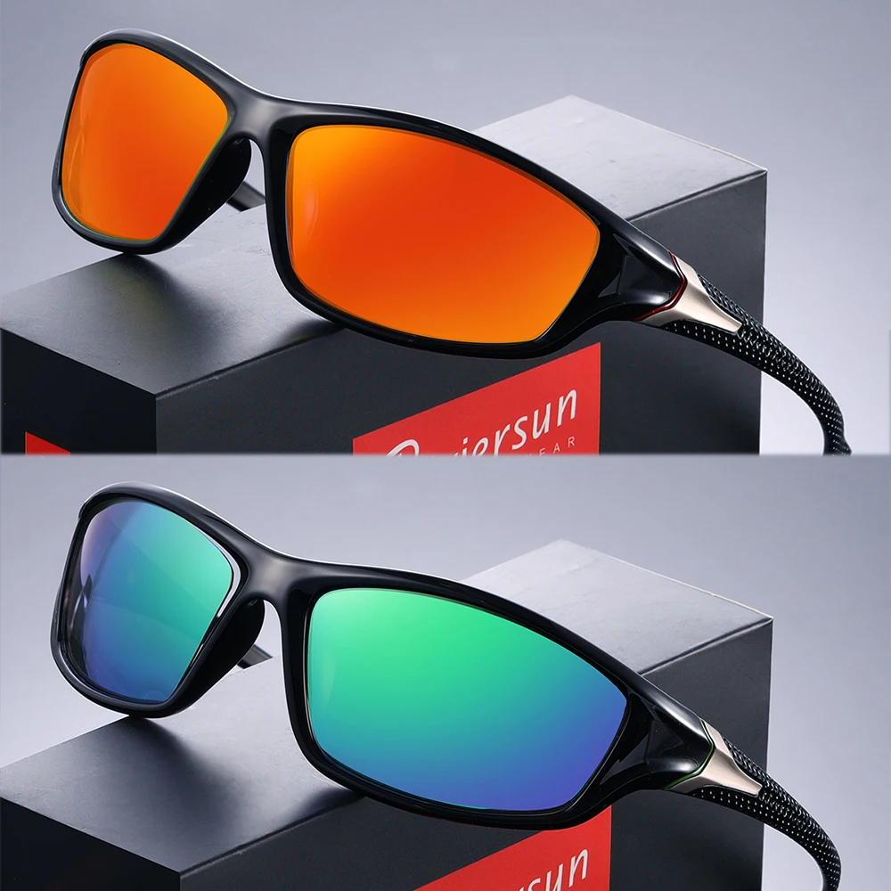 

2 шт. RIVIERSUN модные мужские солнцезащитные очки с антибликовым покрытием, поляризационные UV400, повседневные очки для спорта на открытом воздухе, вождения, классические модные очки