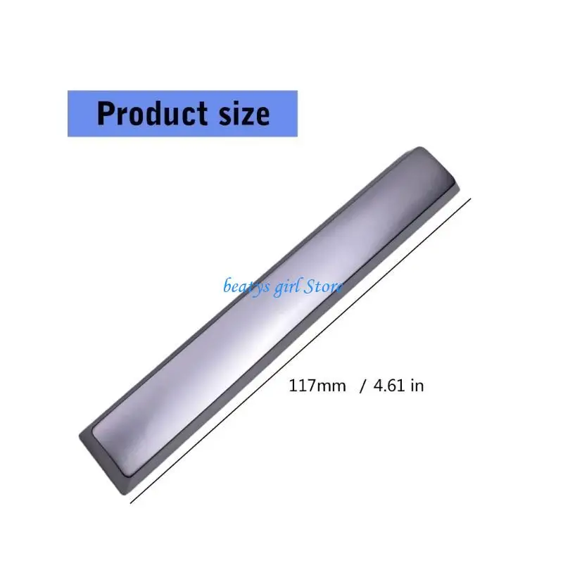 C7AB liga zinco SpaceBarkeyCap Resistente a arranhões ouro/revestimento prata CAPAPS 1PC