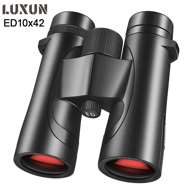 

High Power 10x42 ED Binoculars IPX7 Waterproof With Bak4 Prism Optics Telescope Easy Focus for Bird Watching Hunting Sightseeing