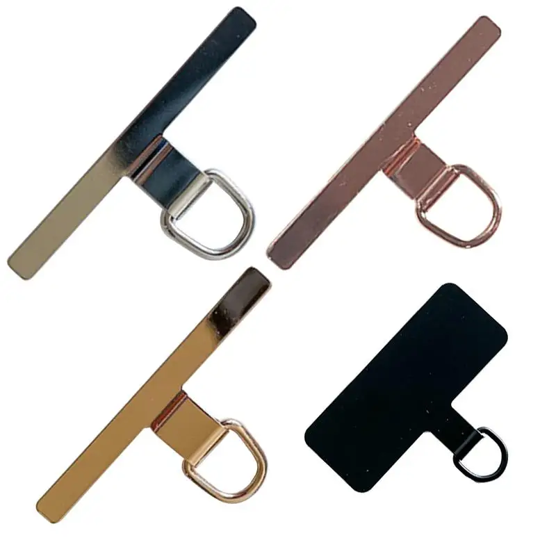 Universal Phone Lanyard Patch Anti-Lost Replacement Phone Tether Tab Alloy Cellphone Straps Cards for Iphone15