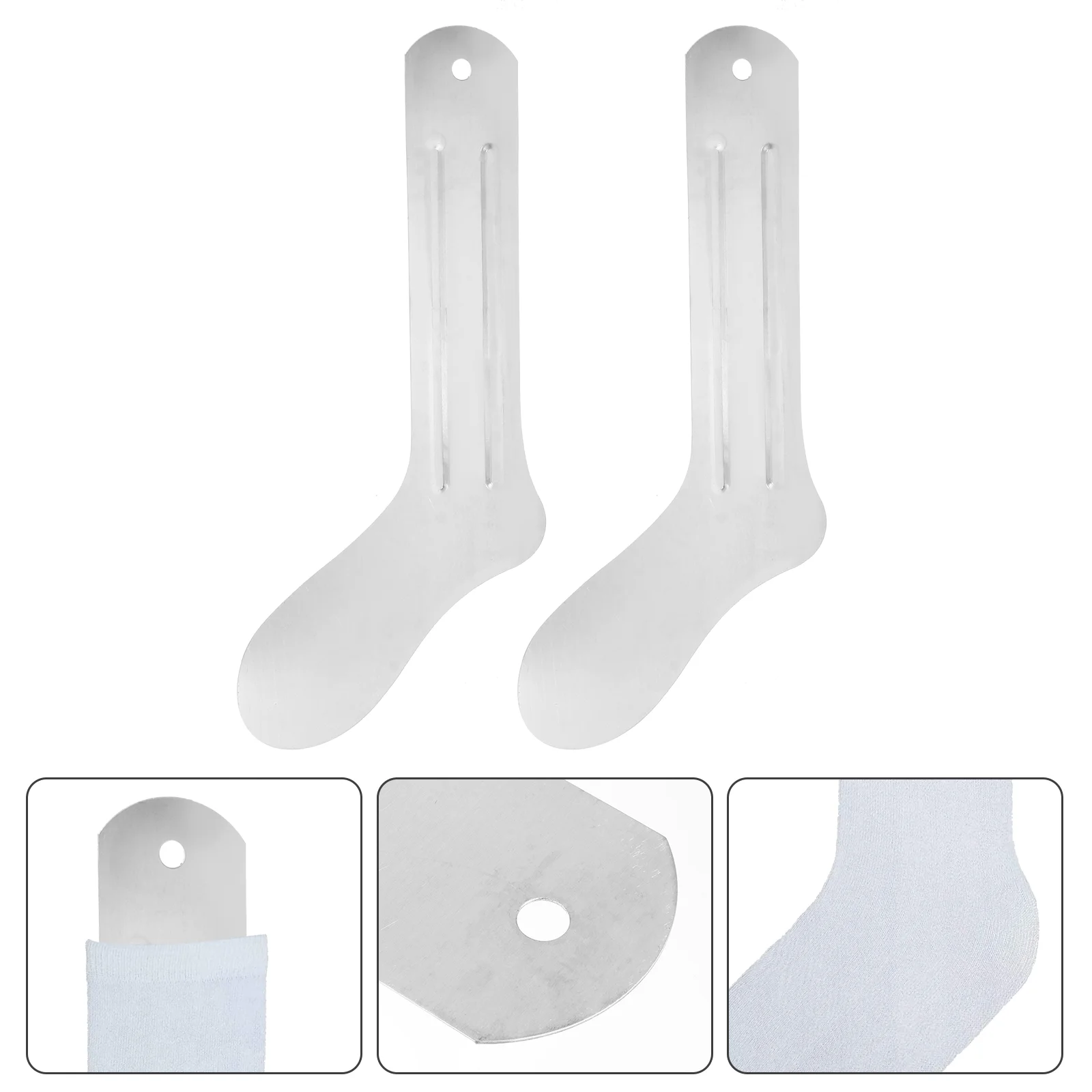 

2 Pcs Heat Tool Sock Support Holder Shaping Board Jig Heated Socks Aluminium Aluminum Sublimation