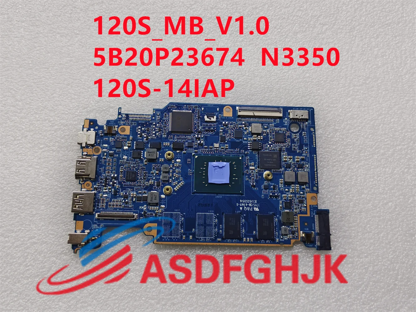 

Original 120S_MB_V1.0 suitable for Lenovo 120S-14IAP motherboard N3350 Cpu 2G 32G 5B20P23674 Motherboard test OK shipped