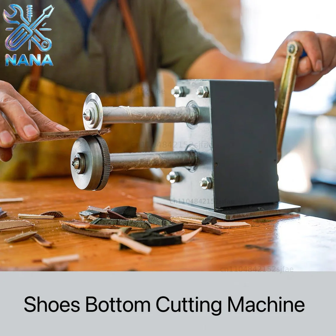 Shoemaker Hand-Made Shoes Bottom Sole Cutting Machine, Shoe Making Machine Can Use On Leather Eva Rubber Polyurethane