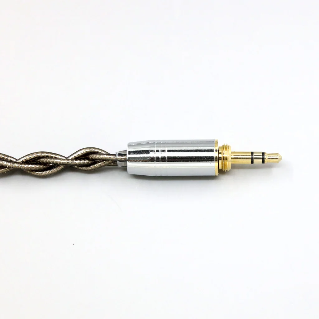 오디오 테크니카 ATH-pro500mk2 PRO700MK2 PRO5V M50 M50R용 팔라듐 그래핀 골드 이어폰 케이블 99% 순은 8694