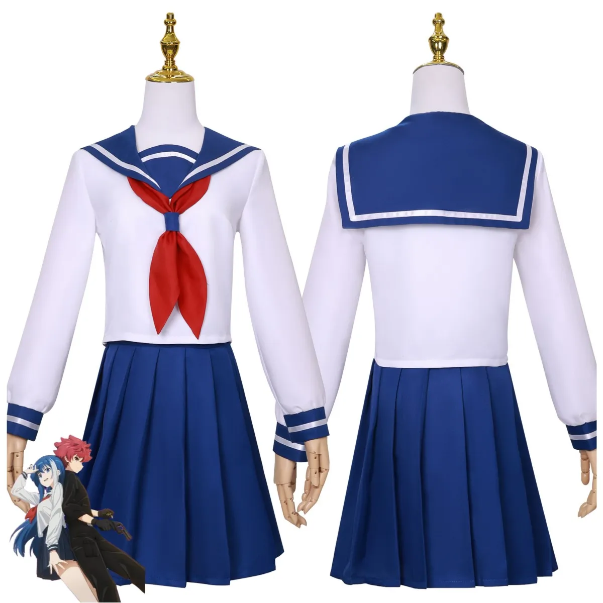 Disfraz de Anime Mission:Yozakura Family Yozakura Mutsumi, uniforme escolar japonés JK, falda, peluca, traje de Navidad encantador para mujer