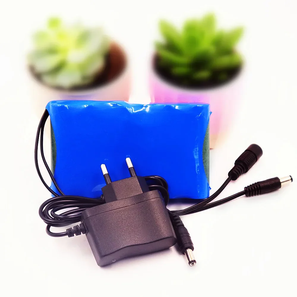 Portable 12V 20Ah 30000mAh Lithium Battery Pack for CCTV Camera, Monitor, Car Van RV, Solar Power, Charger Included