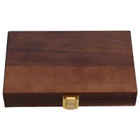 Wooden Watercolor Paint Box 36 Compartments Portable Empty Palette Travel Artists Paint Mixing Tray Solid Pigment Pan