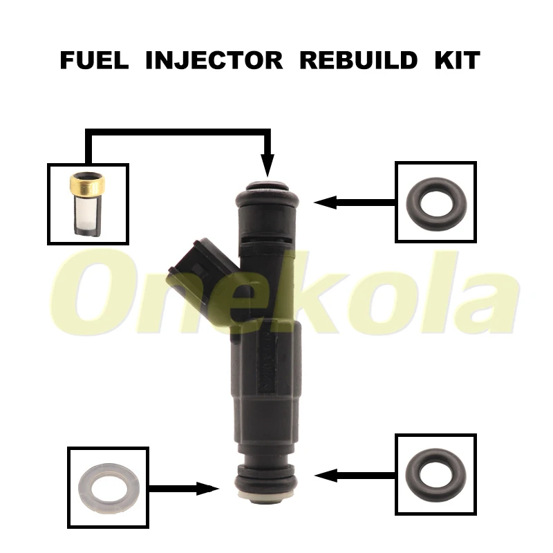 

Fuel Injector Seal O-Ring Kit Seals Filters for Mercruiser V8 350 MAG 5.0 4.3 6.2 885176 0280156081