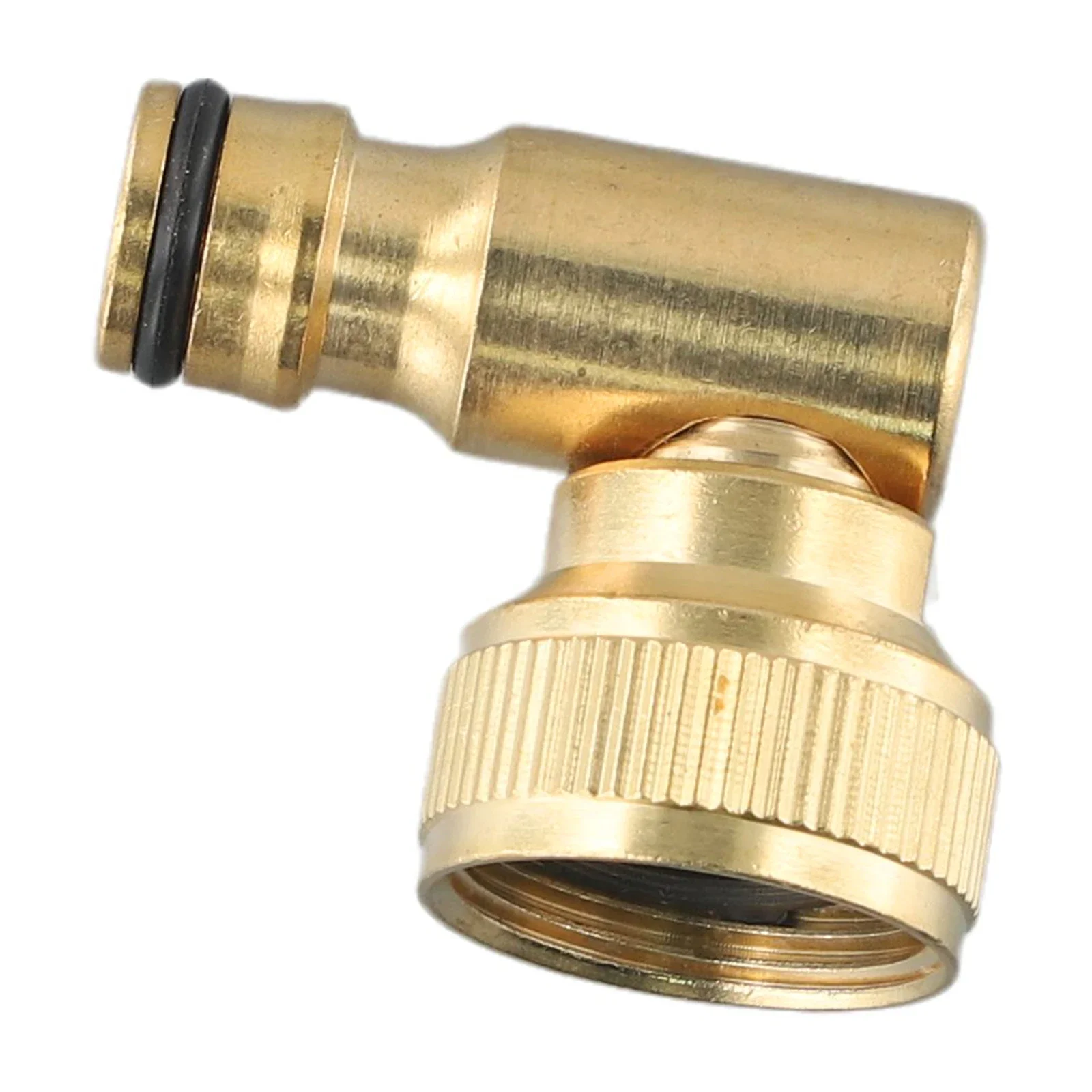 Brass 90 Degree Swivel Elbow Quick Connector For Hoselock Plug 3/4'' Female Outdoor Garden Hose Faucet Adapter