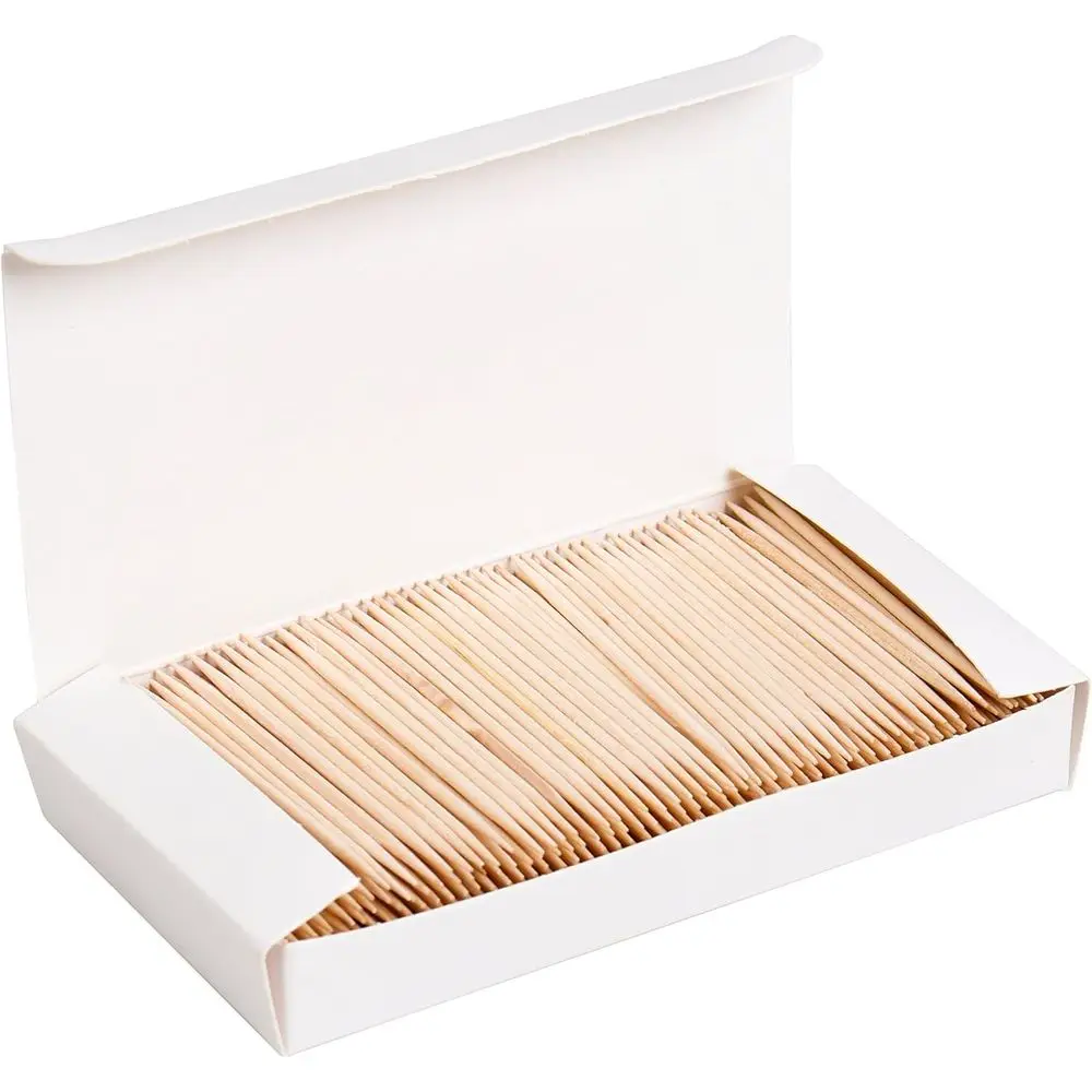 500 Wooden Toothpicks - Premium Picks for Appetizers, Olives, Barbecue, Fruit, Cocktails, and Teeth Cleaning