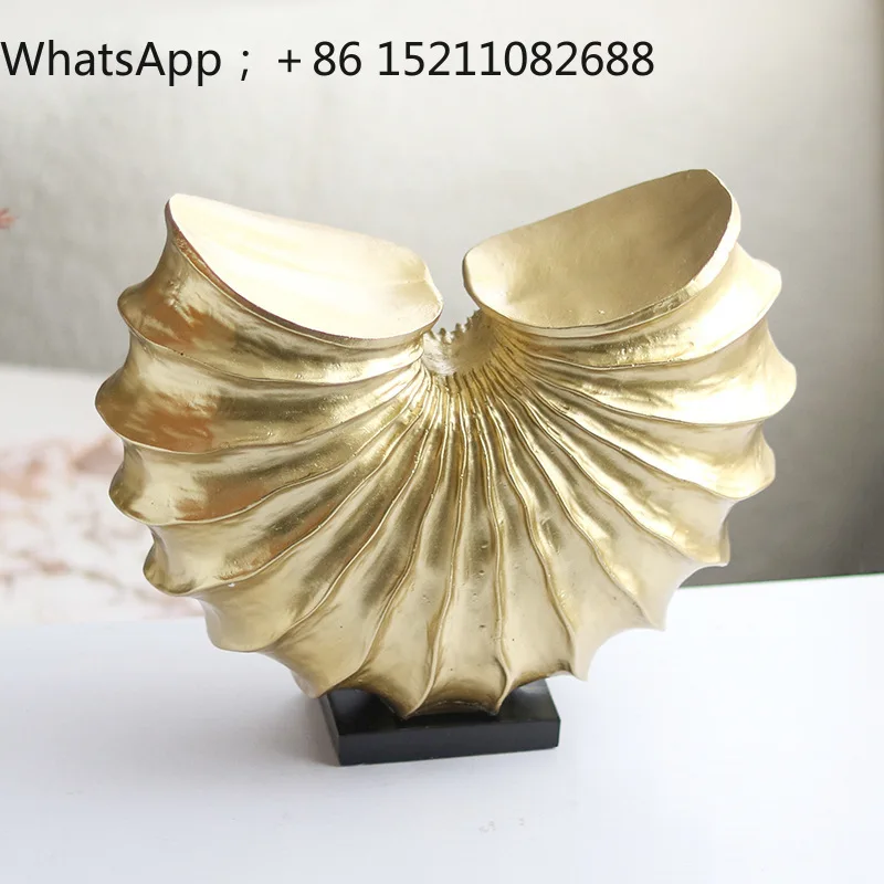 LLY wabi-sabi fan-shaped abstract sea thread ornament model room sales office living room personalized art home soft decoration