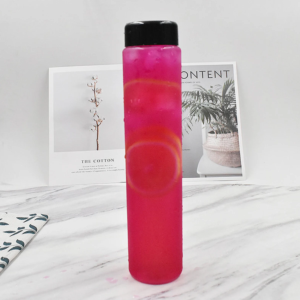 

Transparent Empty for Drinks Water Container Juice with Lids Clear Beverage PET Disposable Fruit Plastic Milk