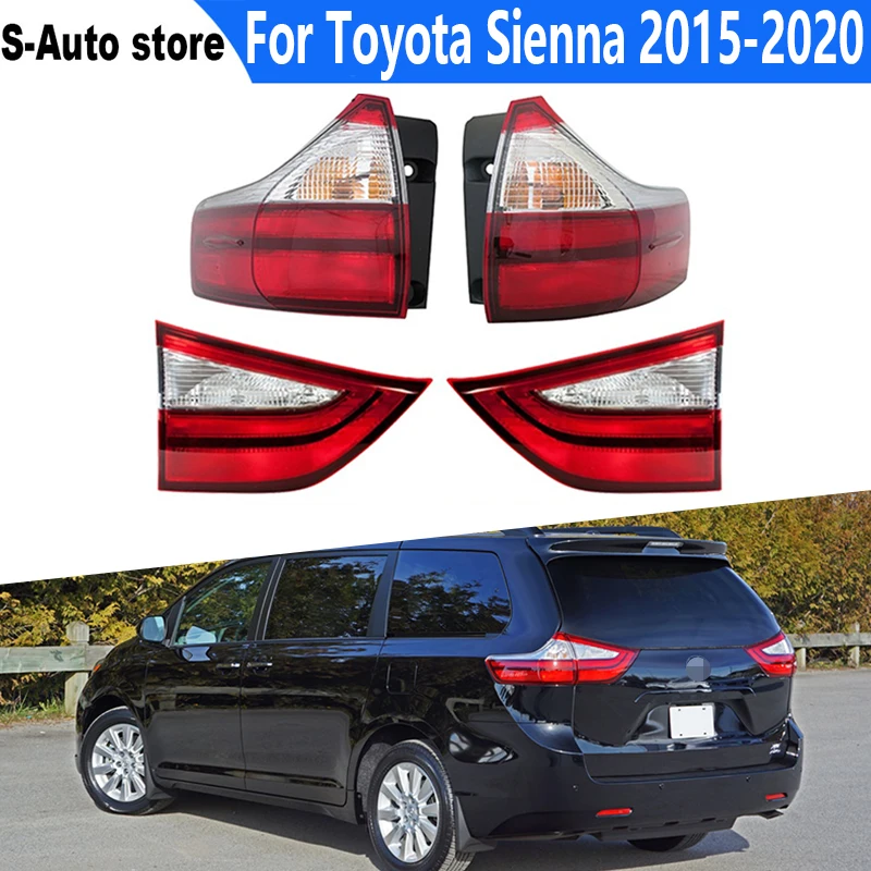 

For Toyota Sienna 2015-2020 Tail Light Rear Brake Reverse Stop Lamp Car Accessories 8158008030 8155008050 8156008050 8159008030