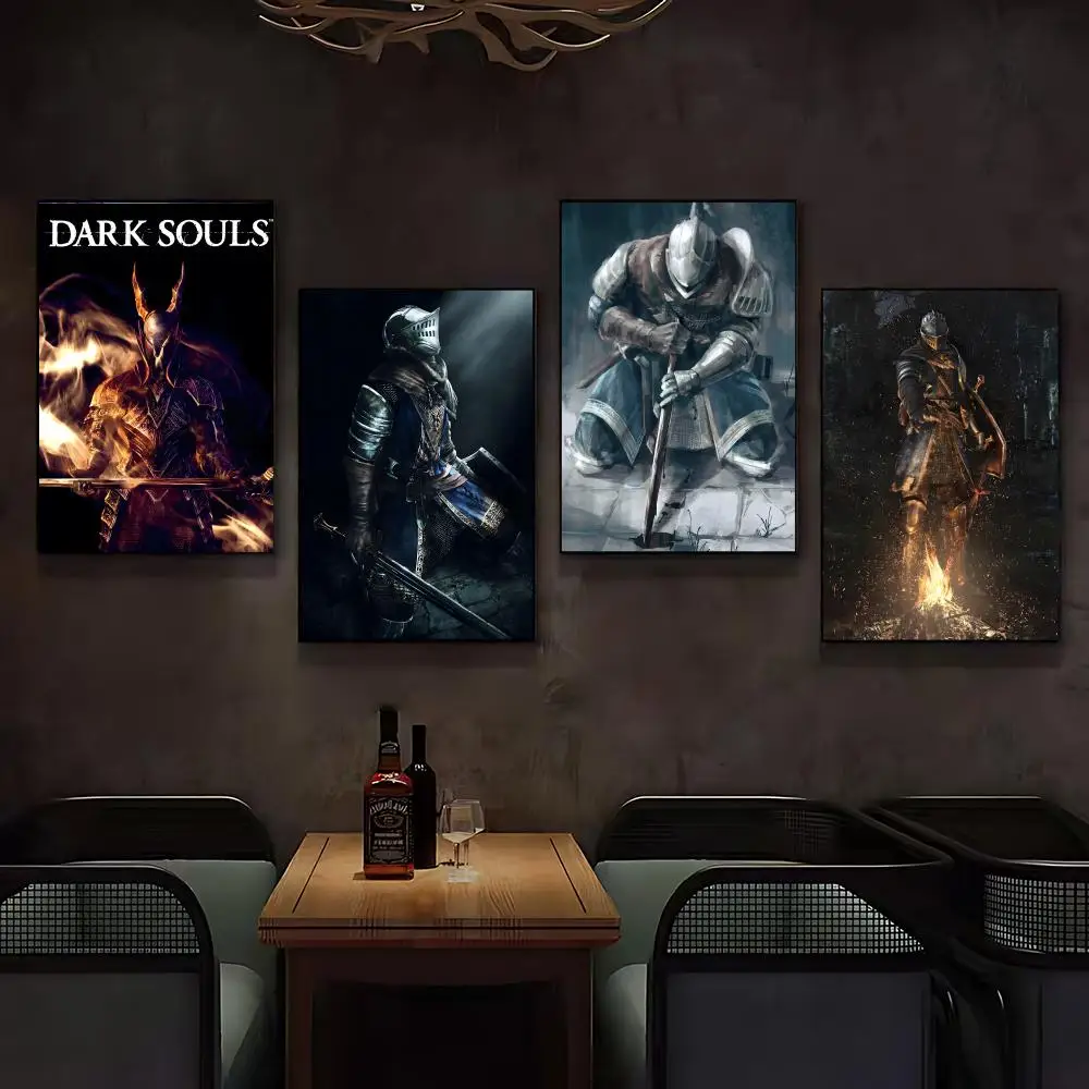 Game Dark Souls Poster Posters Anime Room Decor Decoration Movie Backpack Wall Interior Music Wall Art