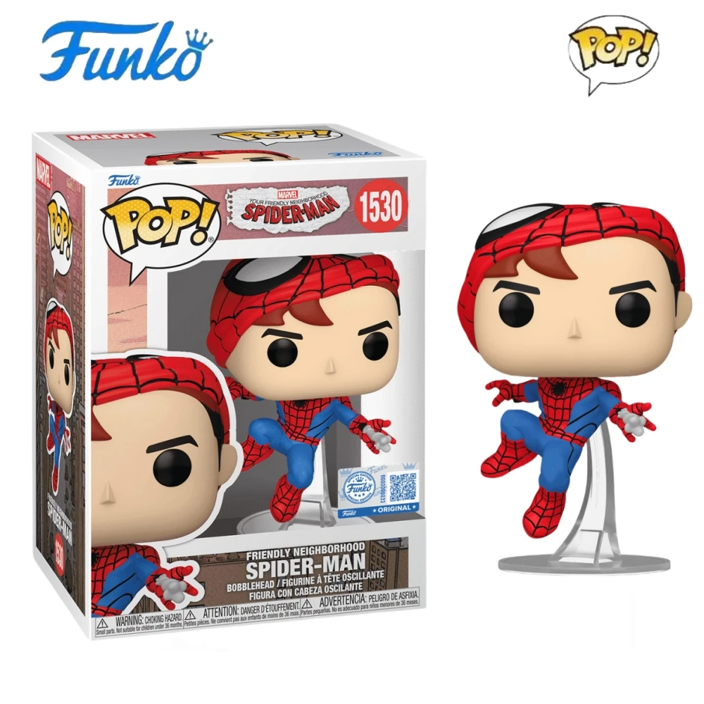 Spider-Man (Oscorp Suit) 1529 1530 Marvel Figures Funko Pop 4 inch Vinyl Figure Collectible Limited Edition Figurine Toy Gift - Image 3