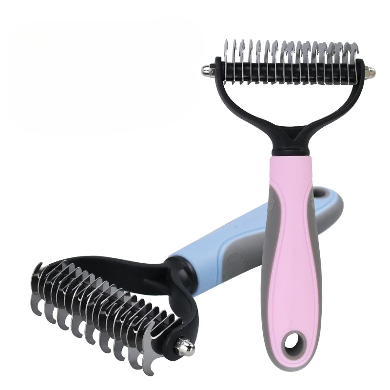 1Pc Pet Cat Hair Removal Comb Brush Dog Grooming Shedding Tools Puppy Hair Shedding Trimmer Pet Fur Trimming Combs