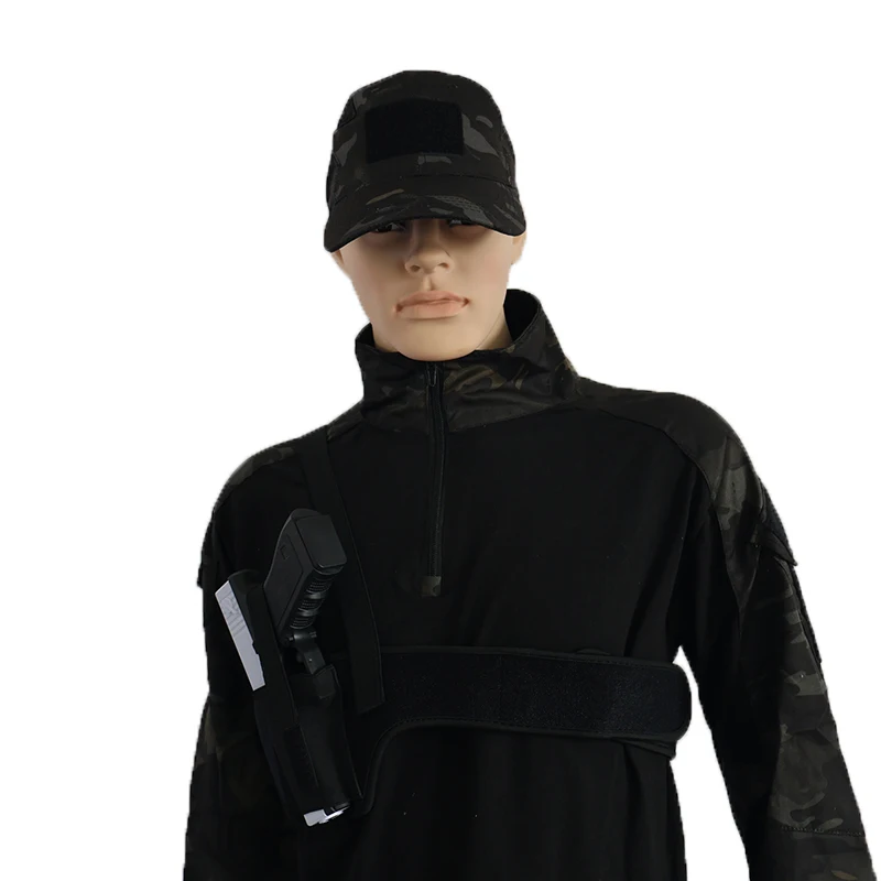 

Тактический левый и правый скрытый ремешок для ношения, поясная кобура для пистолета, охотничий ремень, нагрудный ремень, держатель для пистолета, аксессуары