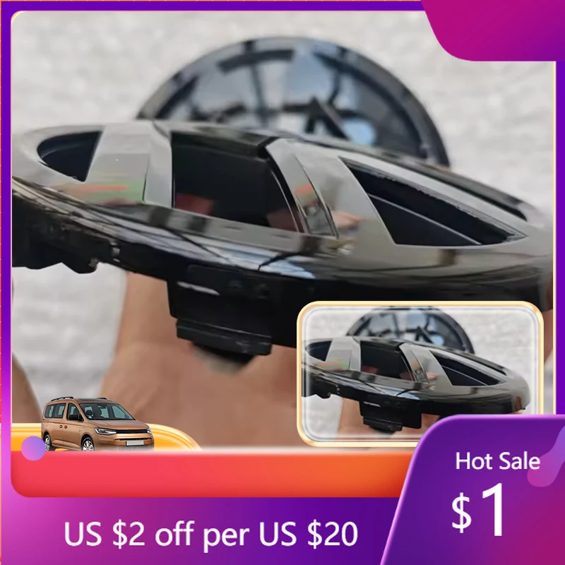 

2026 Новые колпаки втулки эмблем, замена 138 мм 110 мм, значок передней решетки автомобиля, эмблема задней крышки багажника, логотип для Caddy 2010-2015, передняя и