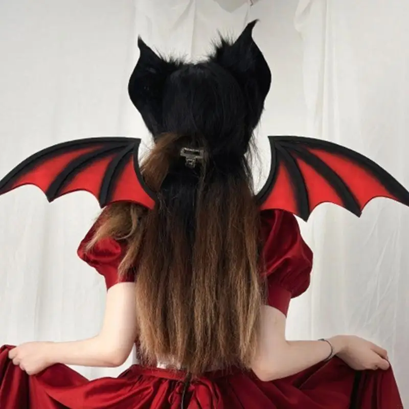 

77HE Festival Bat Wing Headgear Cosplay Costum