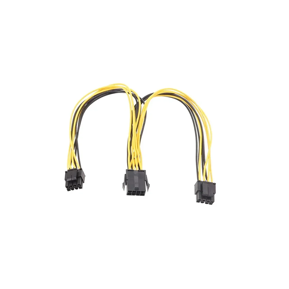 Brand New Accessories Power Cable Accessories For Graphics Card Splitter Tinned Copper To Dual PCIe 1007 18AWG