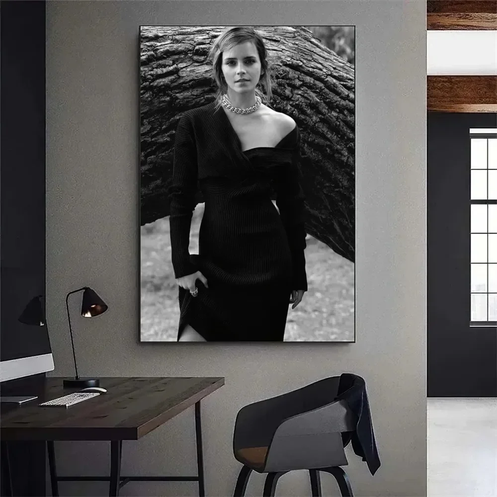 إيما واتسون ملصق معرض الجمالية قماش اللوحة ملصق جدار صورة فنية غرفة الديكور #2