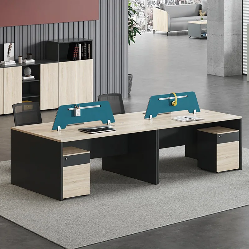 

Office desk and chair combination screen station staff table staff table office furniture card seat computer table and chair