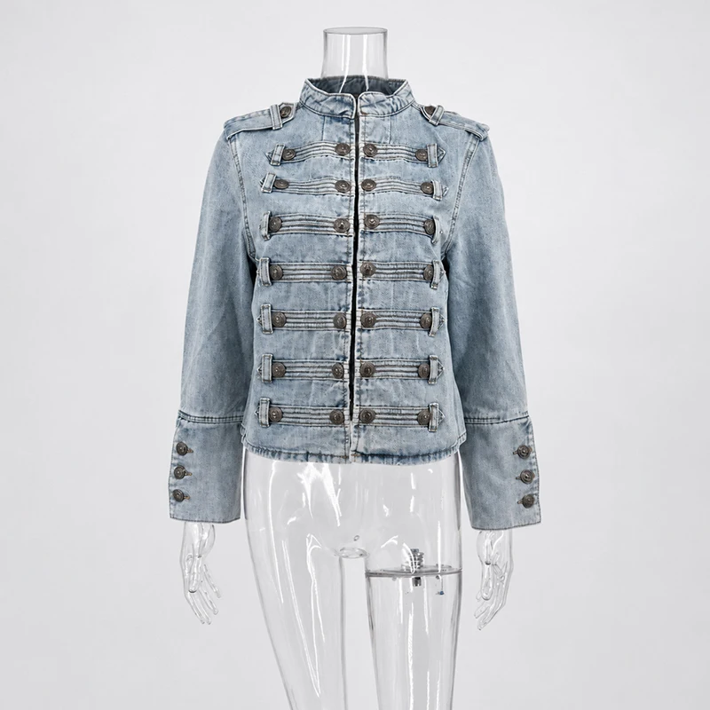 Original Light Blue jacket mannequin front