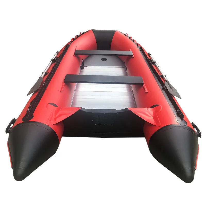 

2.3 m 7.6 ft Rigid PVC Inflatable Rowing Boat Inflatable Fishing Boat Speed Boat