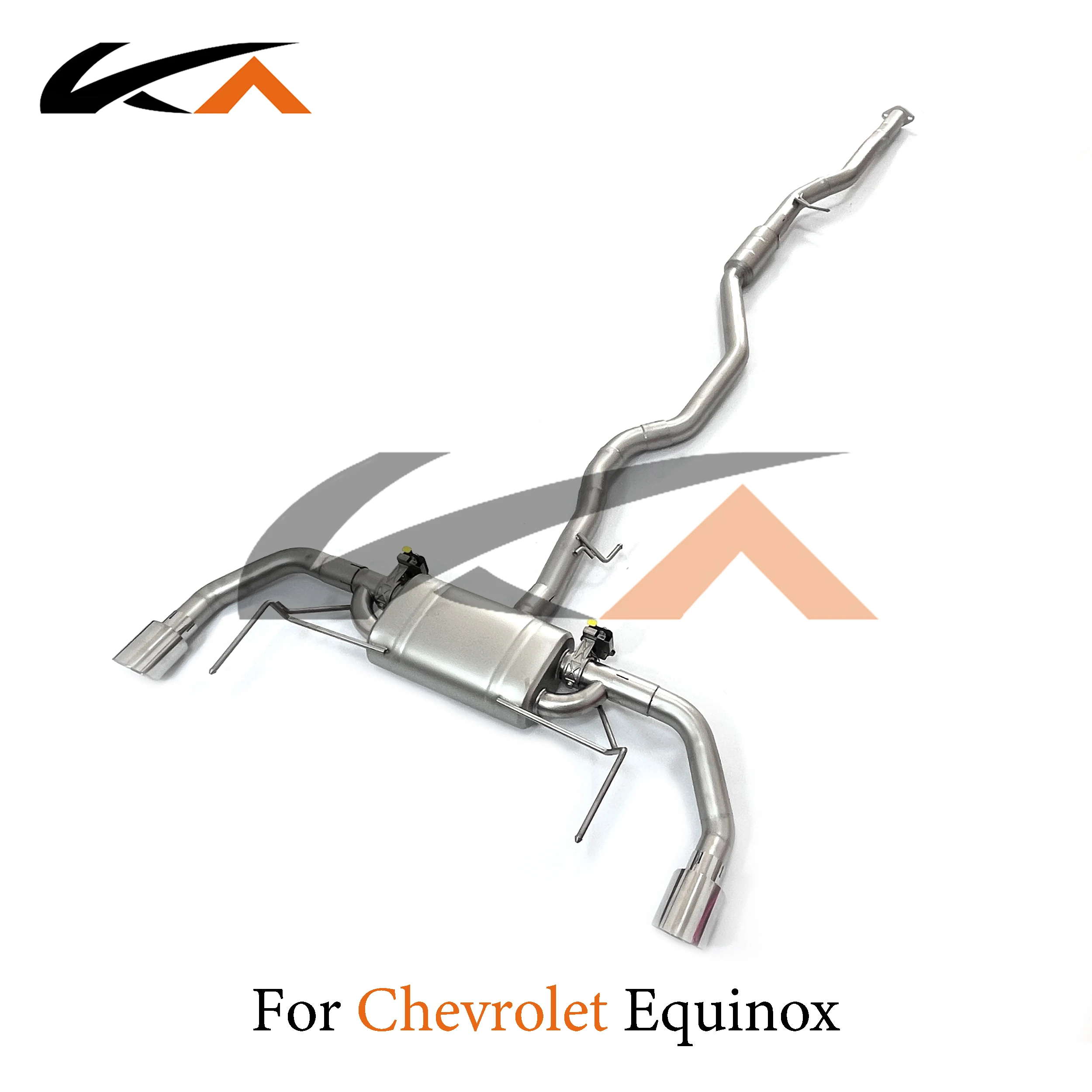 KA Tuning exhaust system stainless catback for Chevrolet Equinox 2.0T rear section performance parts muffler valve