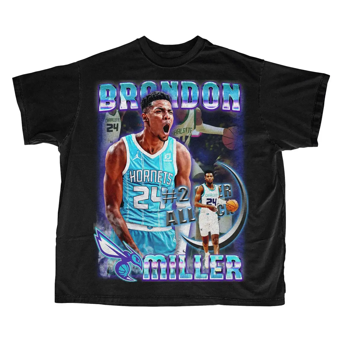 Brandon Miller NO.2 Overall Pick Graphic T-Shirt