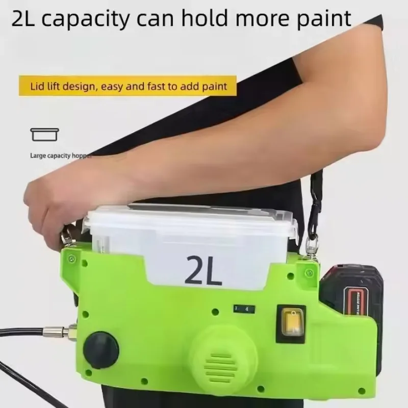 2025 بخاخ كهربائي بدون هواء Jiashida Pro بخاخ طلاء لاسلكي بدون هواء