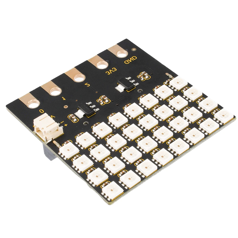 Sk6812 32 Bit Led Dot Matrix Shield Control Board 5-9V 4X8 Intelligente Full-Color Led Module Sk6812 62*60*10Mm Voor Micro Bit