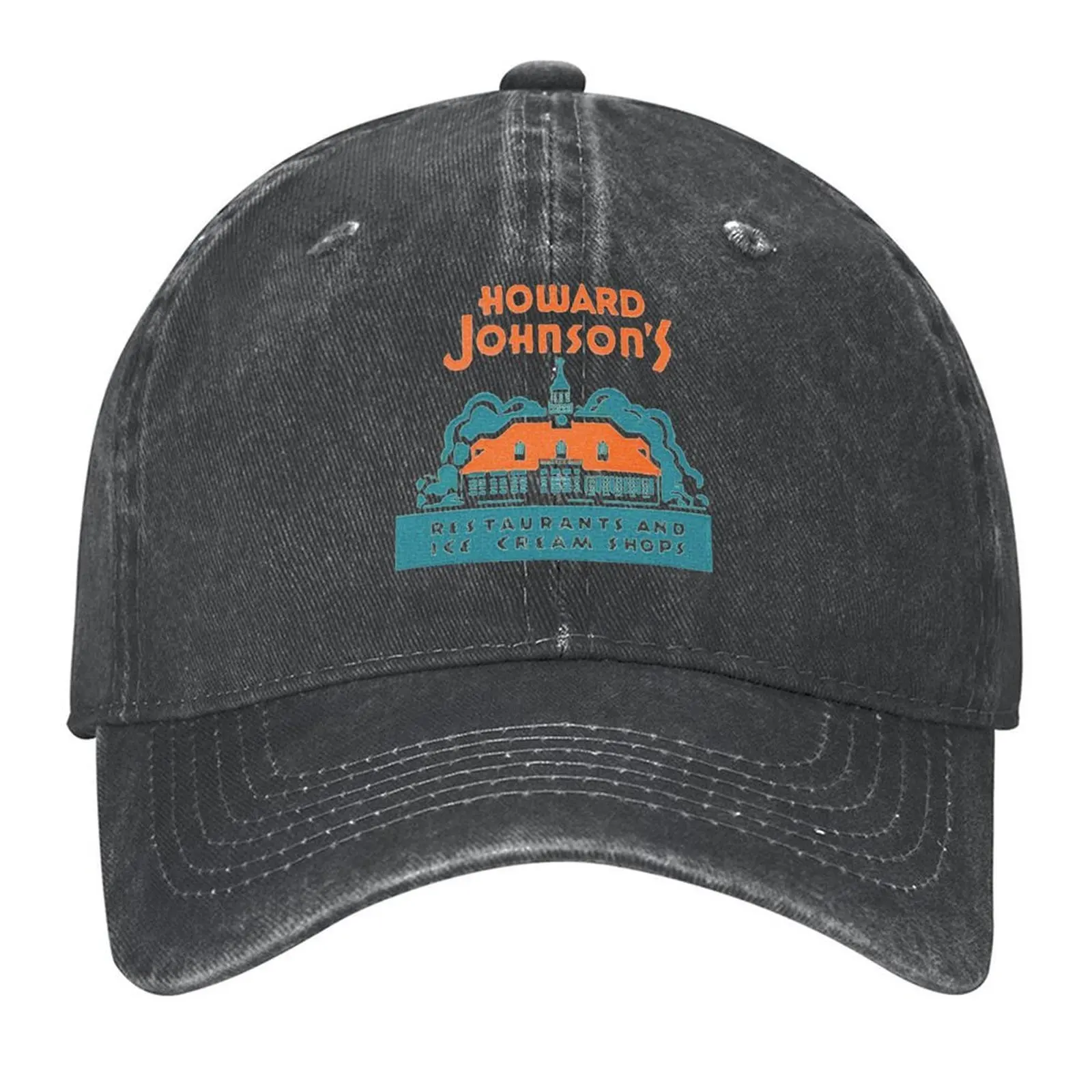 

Vintage Distressed Howard Johnson's Baseball Cap Cosplay fishing caps man New In The Hat Rave Golf Men Women's