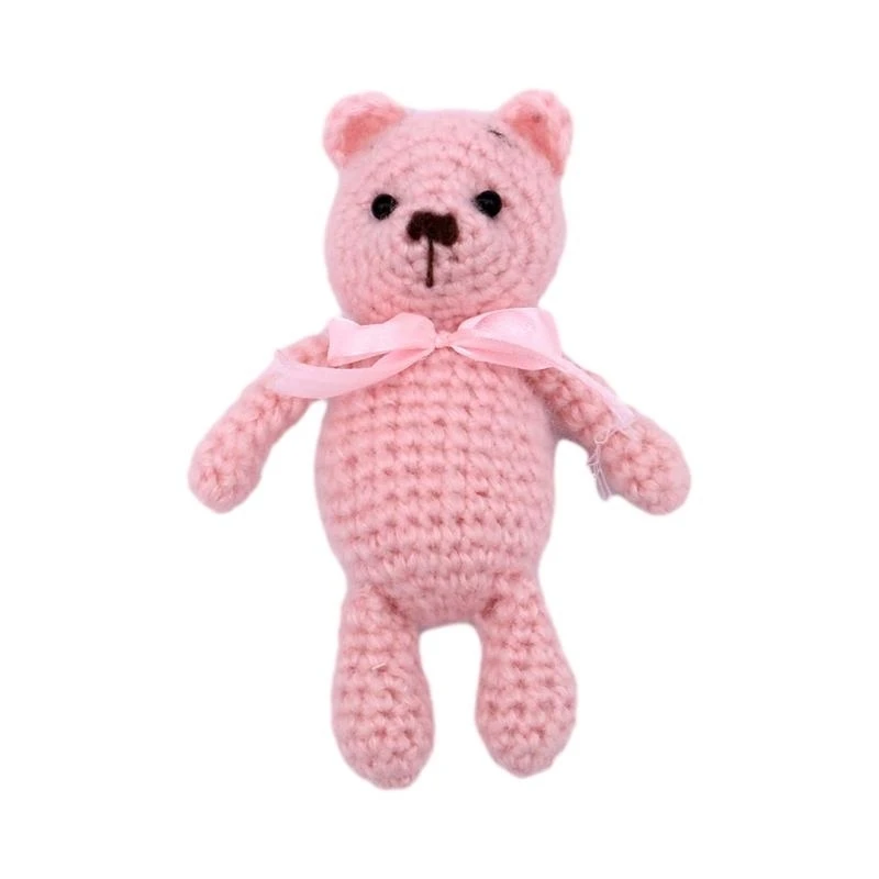 J15U الرضع التصوير الدعائم الكروشيه دمية دب الوليد استوديو الصور اكسسوارات الانتحال الدعائم استحمام الطفل حفلة الولادة ديكور