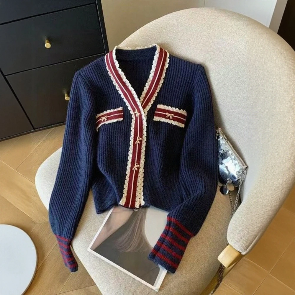 

Women's Cardigan Open Front Long Sleeve Knitwear Casual Style for Spring/Autumn Season