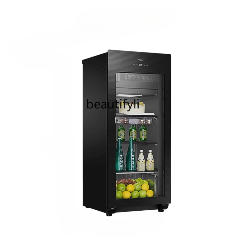 Ice Bar Wine Cabinet Office Refrigerator Freezer Mute Energy-Saving Red Wine Tea Cabinet Refrigerated Fresh Cabinet