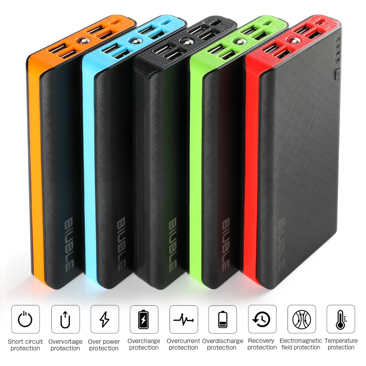 Power Bank 20000 mAh Schnellladung 100 % ausreichende Kapazität Tragbares Ladegerät für iPhone