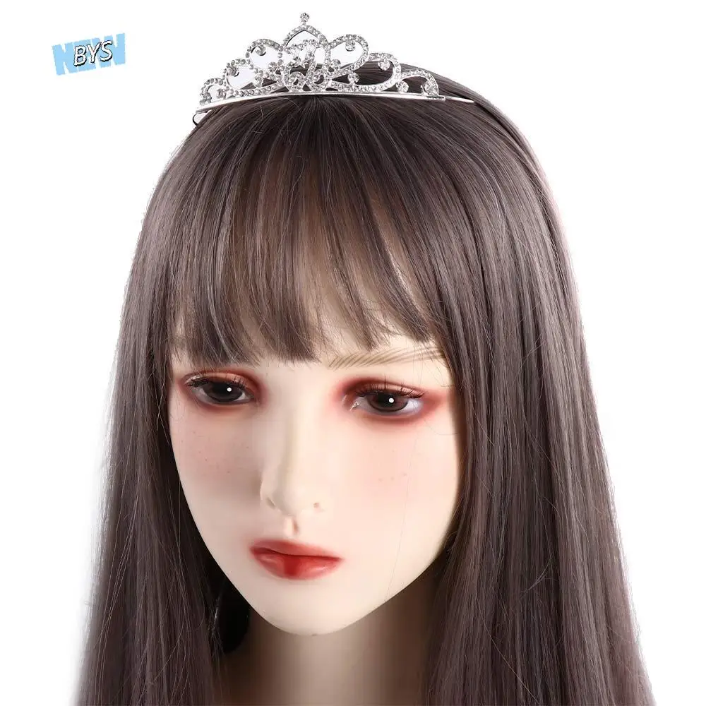 

Rhinestone Luxury Headpieces Headdress Princess Gift Girls Rhinestone Crystal Crown Head Jewelry Kids Hairbands Children Tiaras