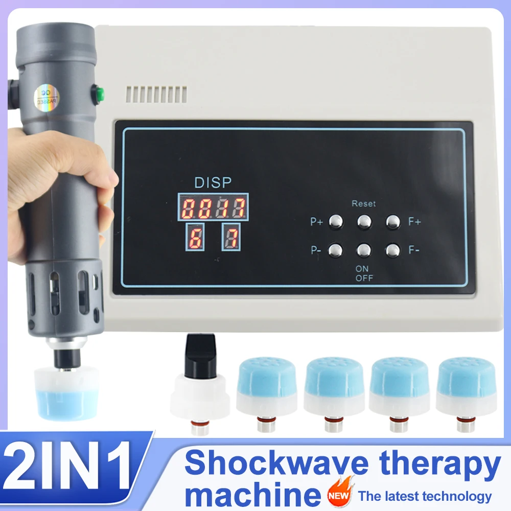 Shockwave Chiropractic Tools For ED Massager Professional Shock Wave Therapy Machine Limbs Pain Relief Relaxation Massage 2 IN 1