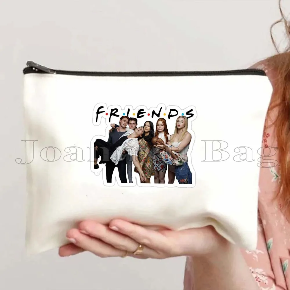 Classic Movie The Twilight Saga Edward and Bella Teen Wolf Gifts Canvas Cosmetic Bag Makeup Toilet Bag Pencil Case Zipper Pouch