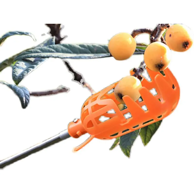Multi Color Plastic Deep Basket Fruit Picker Head Catcher Convenient Picking Tool For Apple Peach Bayberry Jujube Vegetable Farm