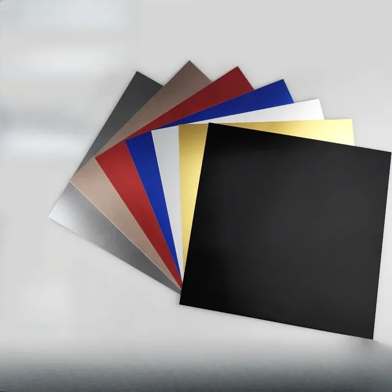 5052 Aluminum Flat Plate Anodized Alloy 0 5 0 8 1 1 5 2mm Thickness 100 200 300mm Size